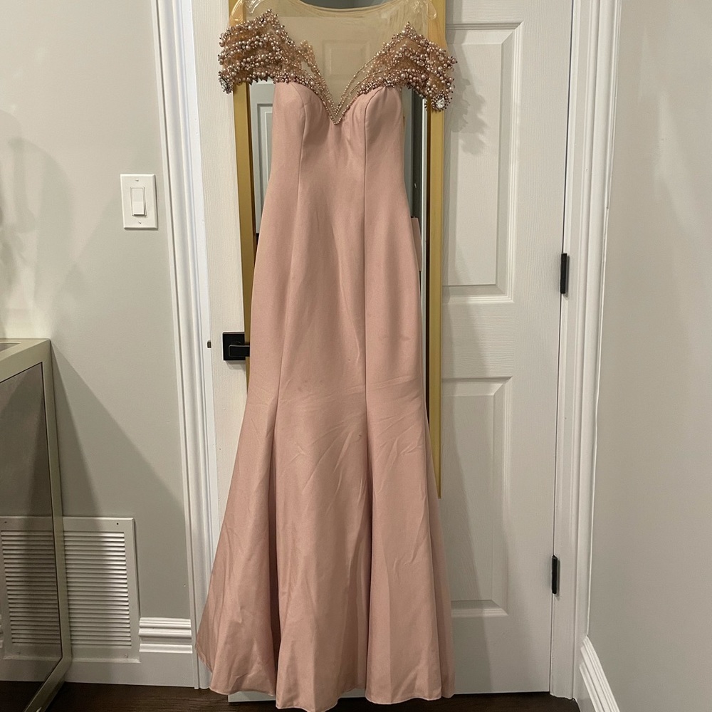 Tarik Ediz Pink Open Back Dress - Picture 12 of 13